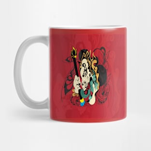 cartoon monster illustration Mug